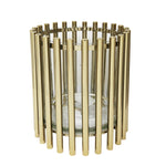 Sagebrook Home 9.5`` Metal Hurricane W/ Glass, Gold