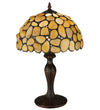 Meyda Lighting 138123 19.5"H Agata Yellow Table Lamp