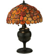 Meyda Lighting 138126 24"H Agata Red Table Lamp
