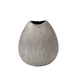 Sagebrook Home Ceramic 10.75" Vase, Silver