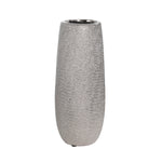 Sagebrook Home Ceramic 9.75" Vase, Silver