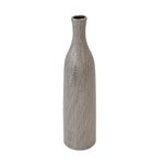 Sagebrook Home Ceramic 17.75" Vase, Silver