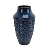 Sagebrook Home Ceramic Vase 12"H, Blue
