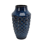 Sagebrook Home Ceramic Vase 12"H, Blue