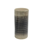 Sagebrook Home 13857-03 10" H Ceramic Vase, Black/Beige