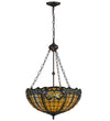 Meyda Lighting 138577 20"W Dragonfly Trellis Inverted Pendant