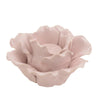 Sagebrook Home Ceramic 6" Rose Tealight Holder, Pink
