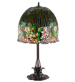 Meyda Lighting 138581 32"H Tiffany Flowering Lotus Table Lamp