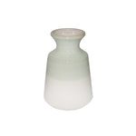 Sagebrook Home 13900-13 8.75" Ceramic Vase, Green/White
