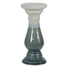 Sagebrook Home Ceramic 9.75`` Candle Holder, Blue