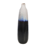Sagebrook Home 13914-07 18" Ceramic, 2-Tone Vase, Multi