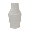 Sagebrook Home 13916-04 12" Tribal Look Vase, White