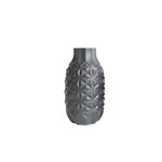 Sagebrook Home 13920-05 9" Ceramic Geo Vase, Black