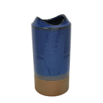 Sagebrook Home Ceramic Vase 10.75``, Blue / Brown