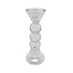 Sagebrook Home Glass 7.75" Candle Holder, Clear