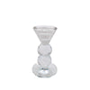 Sagebrook Home 13949-03 5" Glass Candle Holder, Clear