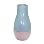 Sagebrook Home 13954-02 14" Ceramic Vase, Teal/Beige