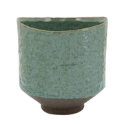Sagebrook Home Ec,Set of 2 Ceramic Planters 8``/7`` ,Sage Green
