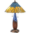 Meyda Lighting 139610 24.5"H Cristal Azul Table Lamp