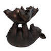 Sagebrook Home 13979 Resin Father & Son Pigs, Copper