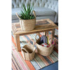 Kalalou CCHA1032 Square Seagrass Baskets with Handles