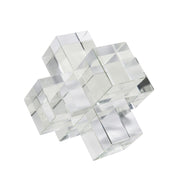 Sagebrook Home 13990-01 Crystal Geometric Object, Clear