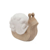 Sagebrook Home 14002-01 10" Ceramic Snail with White Shell