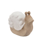 Sagebrook Home 14002-01 10" Ceramic Snail with White Shell