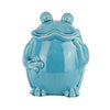 Sagebrook Home Ceramic Standing Frog 9``,Teal