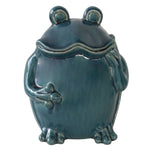 Sagebrook Home 14003-04 9" Standing Frog, Blue