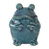 Sagebrook Home 7`` Standing Frog 7``, Blue