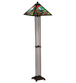 Meyda Lighting 140031 63.75"H Tiffany River of Life Floor Lamp