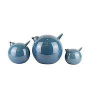 Sagebrook Home Set of 3 Ceramic Birds 7.5