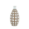 Sagebrook Home Ceramic Concave Bubbles Vase,11``, Brown