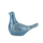 Sagebrook Home 14018-01 8" Ceramic Dove Figurine, Blue