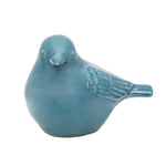 Sagebrook Home 14019-03 8" Bird Figurine, Turquoise