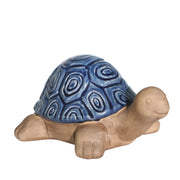 Sagebrook Home Ceramic Tortoise, 10`` Navy