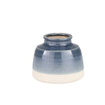 Sagebrook Home Ceramic Vase, 6``, Navy