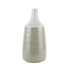 Sagebrook Home Ceramic Drip Glaze Vase, 14`` Lt Blue Mix