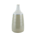 Sagebrook Home Ceramic Drip Glaze Vase, 14`` Lt Blue Mix