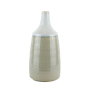 Sagebrook Home Ceramic Drip Glaze Vase, 14`` Lt Blue Mix