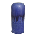Sagebrook Home Ceramic Drip Glaze Vase , 15``,Blue