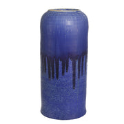 Sagebrook Home Ceramic Drip Glaze Vase , 15``,Blue