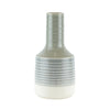 Sagebrook Home 14031-03 14" Ceramic Genie Vase, Gray