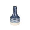 Sagebrook Home Ceramic Genie Vase 10", Navy