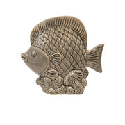 Sagebrook Home Ceramic Fish Decor 12``, Graygreen