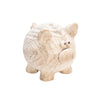 Sagebrook Home 14042-08 7" Resin Pig Decor, White