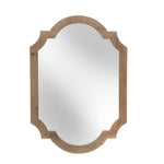 Sagebrook Home 14064-01 44.5" Wood Frame Wall Mirror, Brown, Wb