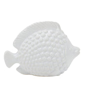 Sagebrook Home Ceramic 10.5`` Fish, White