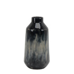 Sagebrook Home Ceramic 15.5`` Vase, Black/Bluemix